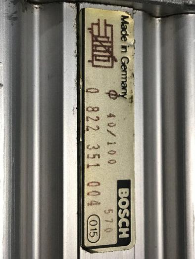 Used BOSCH Pneumatic Cylinder 0 822 351 004 #131059