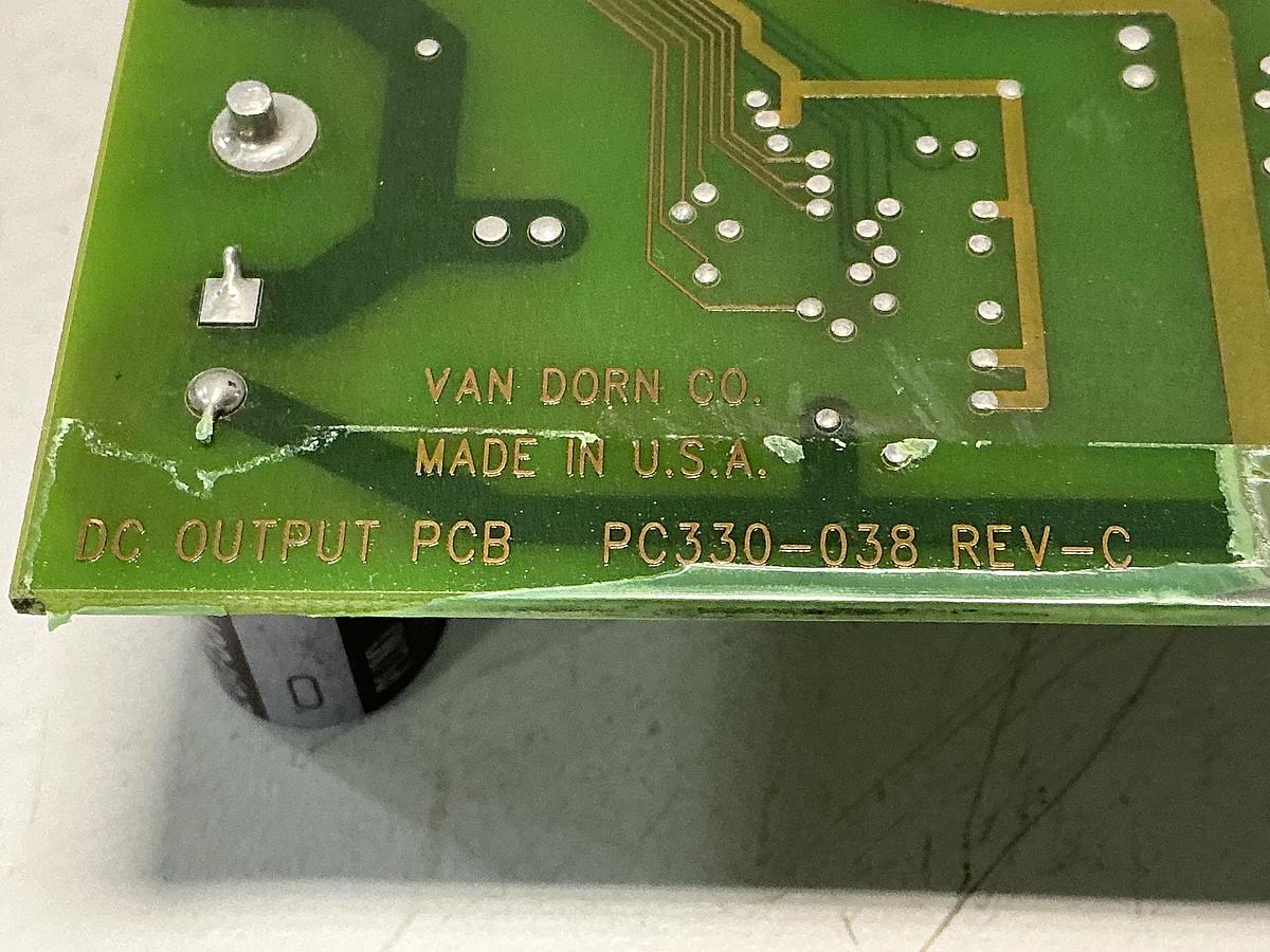 Used VAN DORN 330038 REV-C