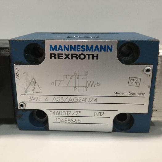 Used MANNESMANN REXROTH Valve 3WE6A53/AG24NZ4 #94705