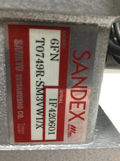 Used SANDEX Indexing Drive 6FNT0749R-SM3VW1/X #121837