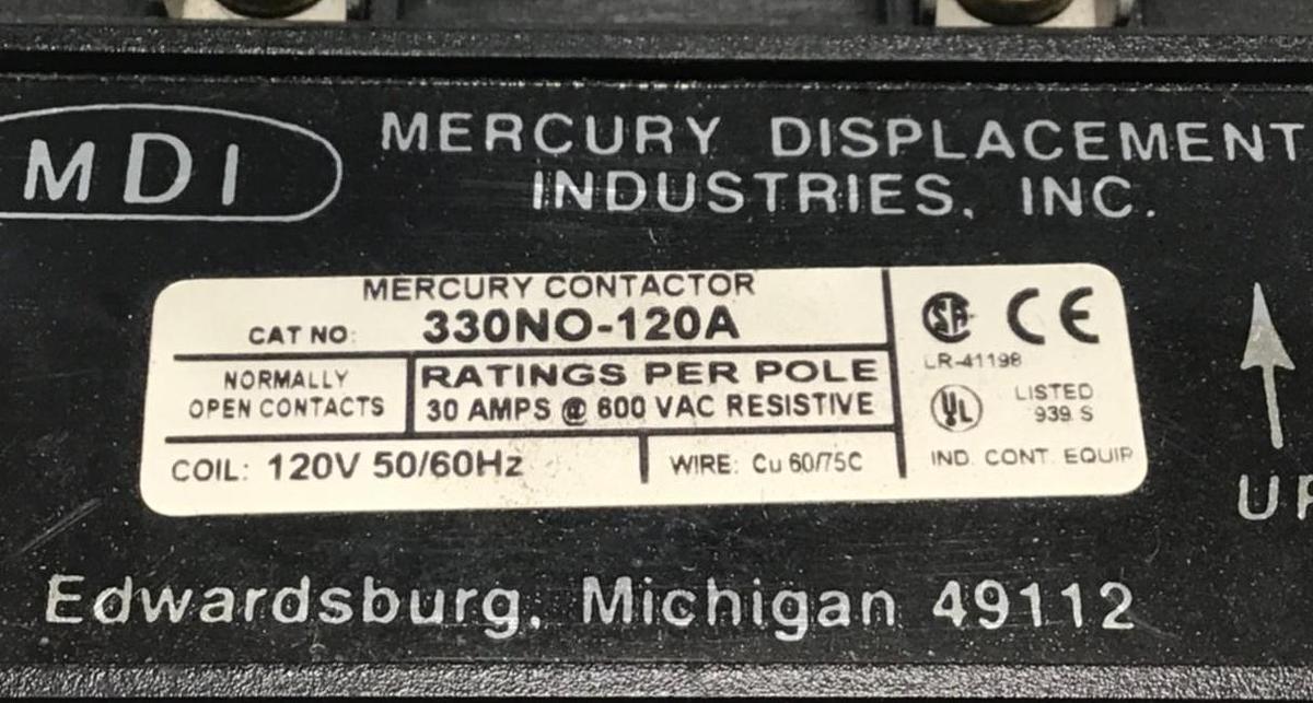 Used MDI Contactor 330NO-120A USED