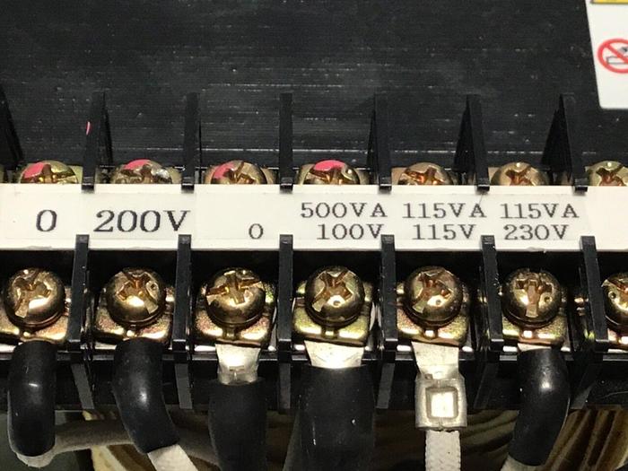 Used TOYOGIKEN 730 VA Transformer NTP-730ES #122314