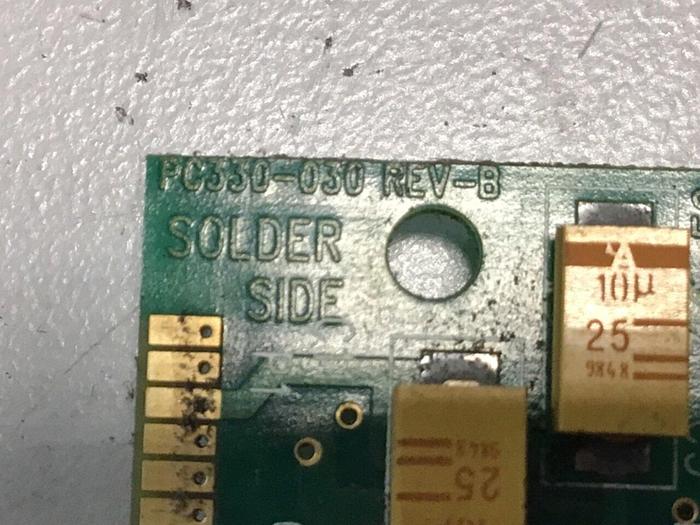 Used VAN DORN Operator Interface Board 330129 PC330-129 330-129 Used