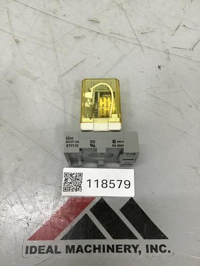 Used IDEC Relay & Socket RR2P-U / SR2P-06 #118579