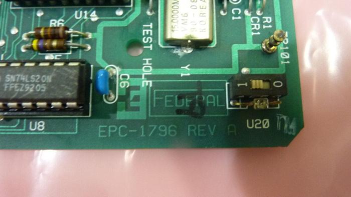 Used FEDERAL Circuit Board PM394V-0 #42554