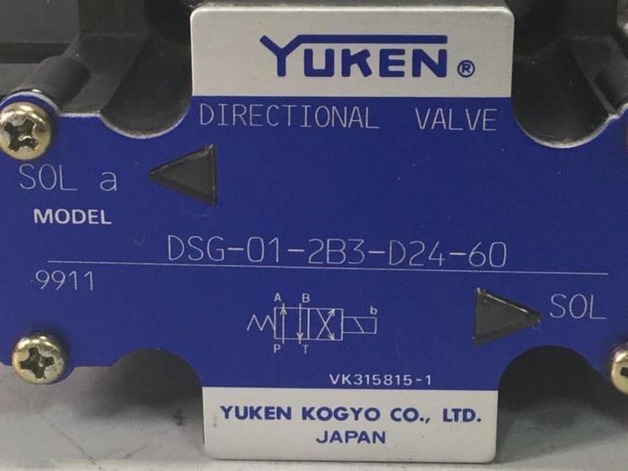 Used YUKEN Directional Valve DSG-01-2B3-D24-60 #105263