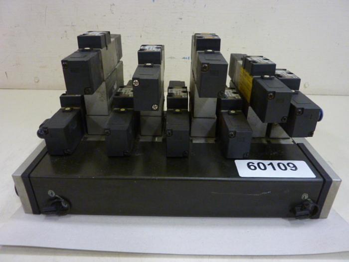 Used SMC Control Block w/ Valves VFS2100-F5Z #60109