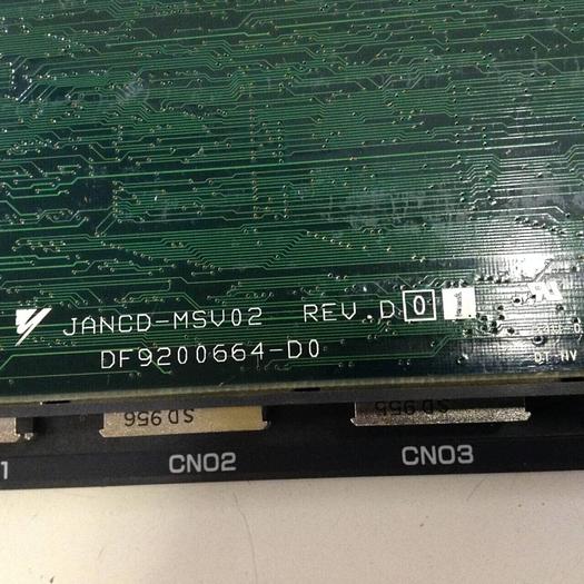 Used YASKAWA Circuit Board JANCD-MSV01B REV F01 #76713