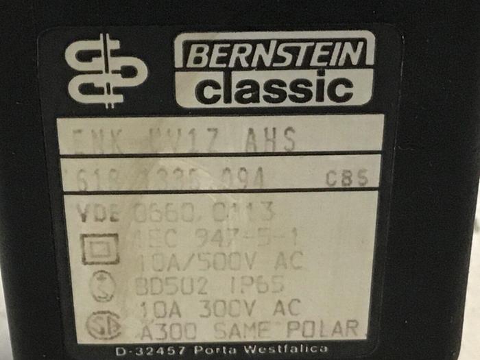 Used BERNSTEIN Limit Switch ENK-UV1Z AHS #121349