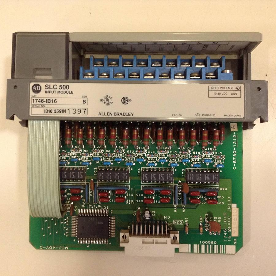 Used ALLEN BRADLEY Input Module 1746-IB16 SER B Used