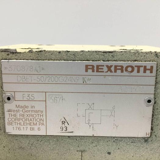 Used REXROTH Valve DBET50200G24N9K4 #92384