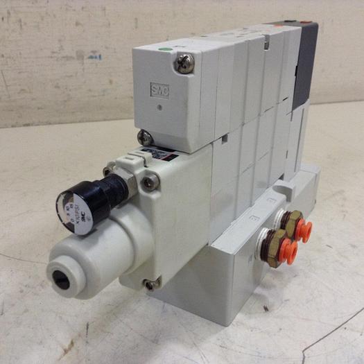 Used SMC Manifold w/ Valve VQ4301-5W #88777