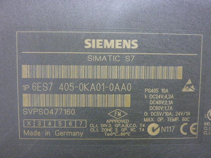 Used SIEMENS Power Module 6ES7 405-0KA01-0AA0 #53336