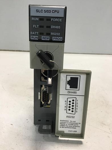 Used ALLEN BRADLEY 5/03 Processor Unit 1747-L532 SER D #141005