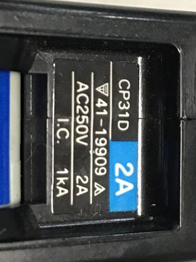 Used FUJI ELECTRIC Circuit Protector CP31D-2A #119680
