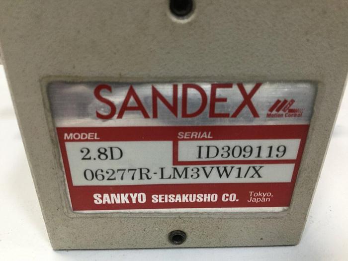 Used SANDEX Indexing Drive 2.8D 06277R-LM3VW1/X #102255