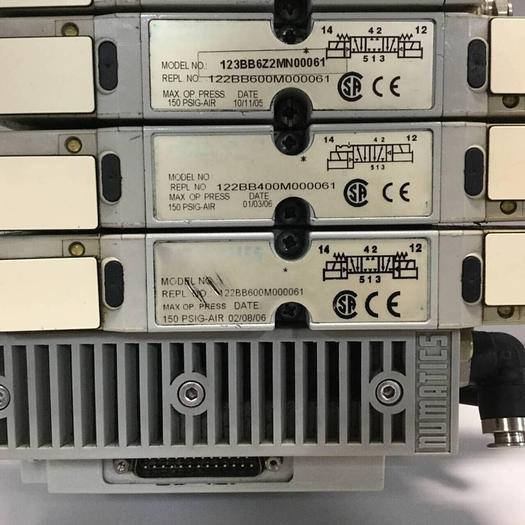 Used NUMATIC Manifold Block & Pneumatic Valves 239-1174 #94660