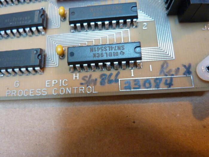 Used EPIC Process Control Board 23084 #25442