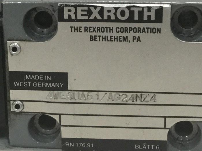 Used REXROTH Valve 4WE6UA51AG24NZ4 #105264