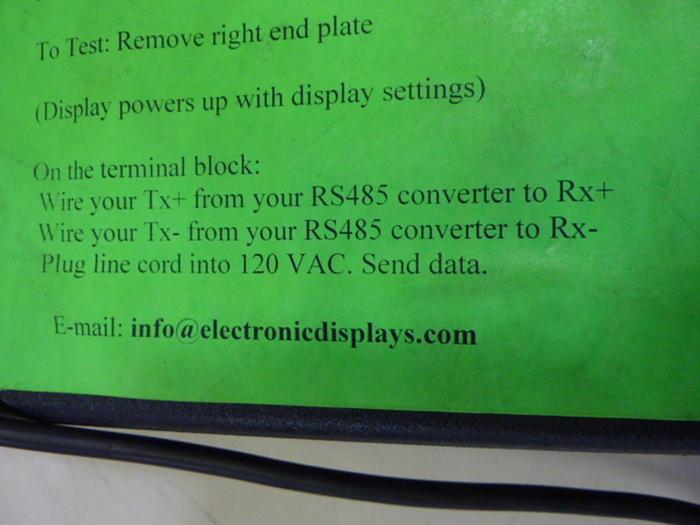 Used EDI Digital Display ED202-117-4D-N1-ETH Used