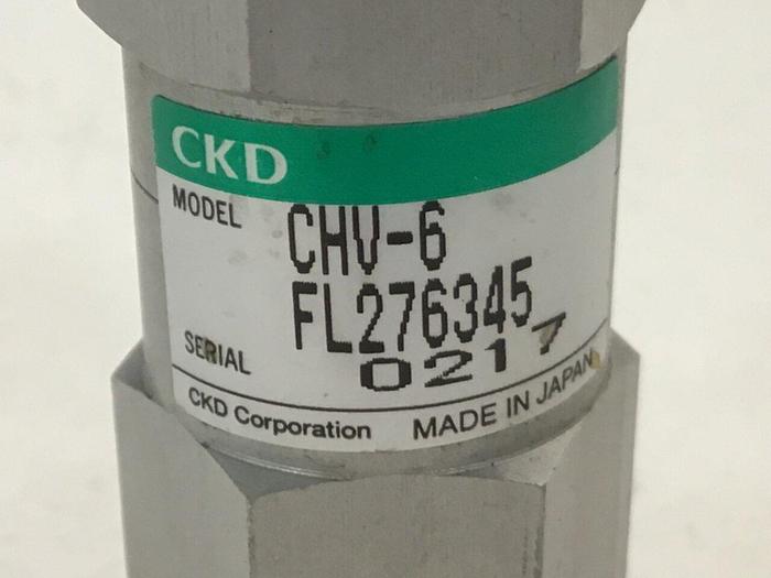 Used CKD CORP Check Valve CHV-6 #126601