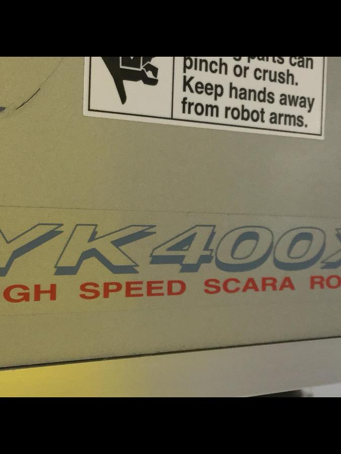 Used YAMAHA High Speed Scara Robot YK400X #102378