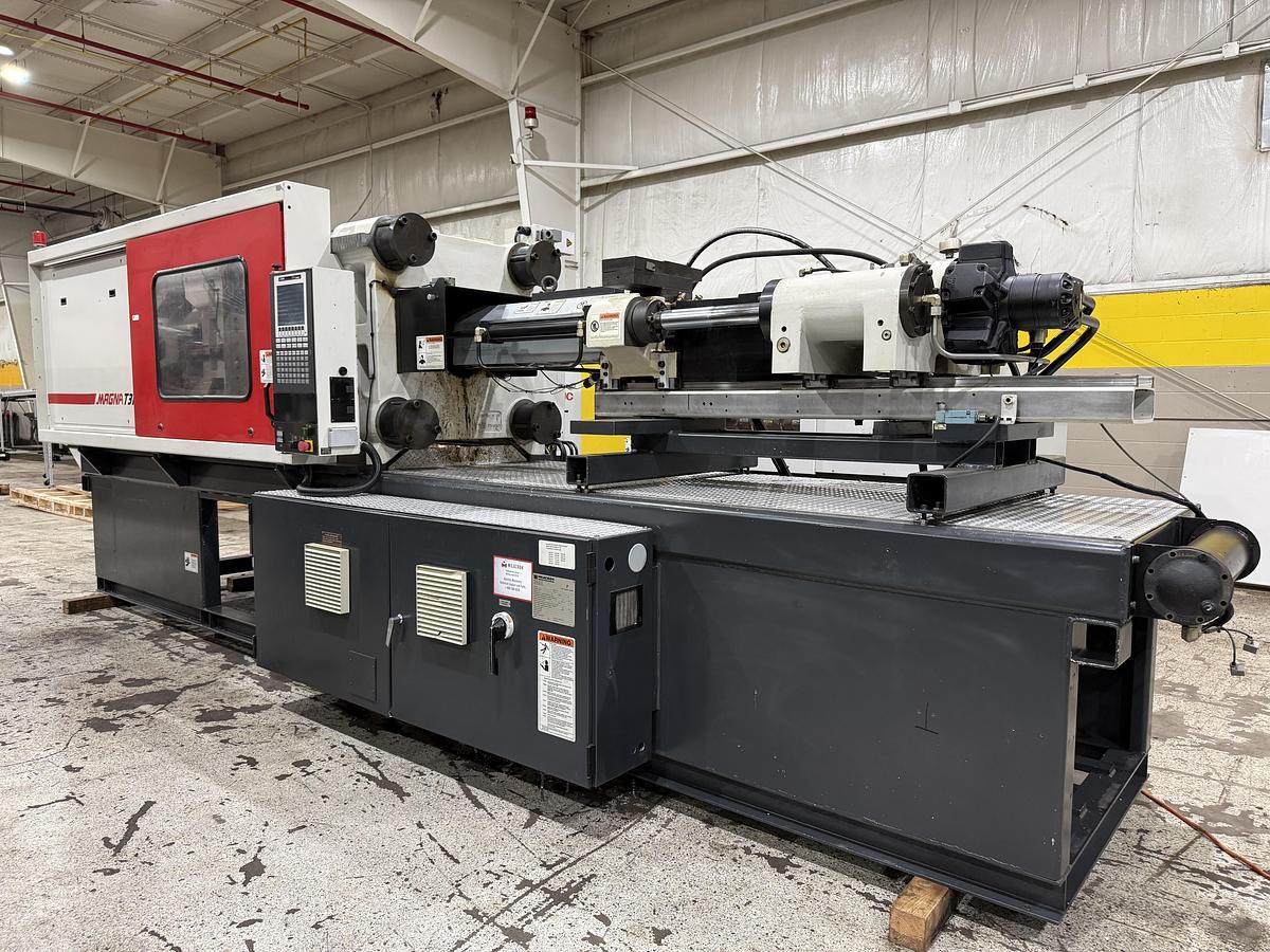 Used 1999 CINCINNATI MILACRON 310 Ton Injection Molding Machine MT310-22 USED #151856