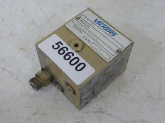 Used VICKERS Valve 876773A #56600