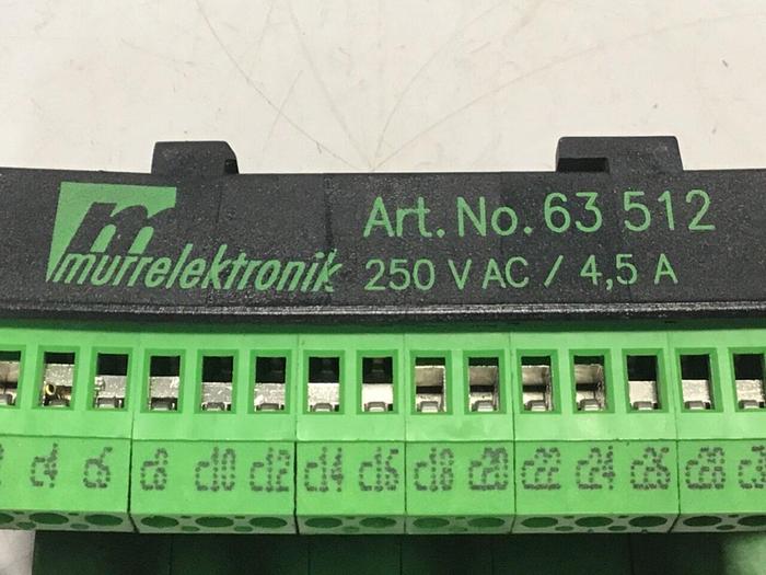 Used MURR ELEKTRONIK Card Holder 63512 #124763