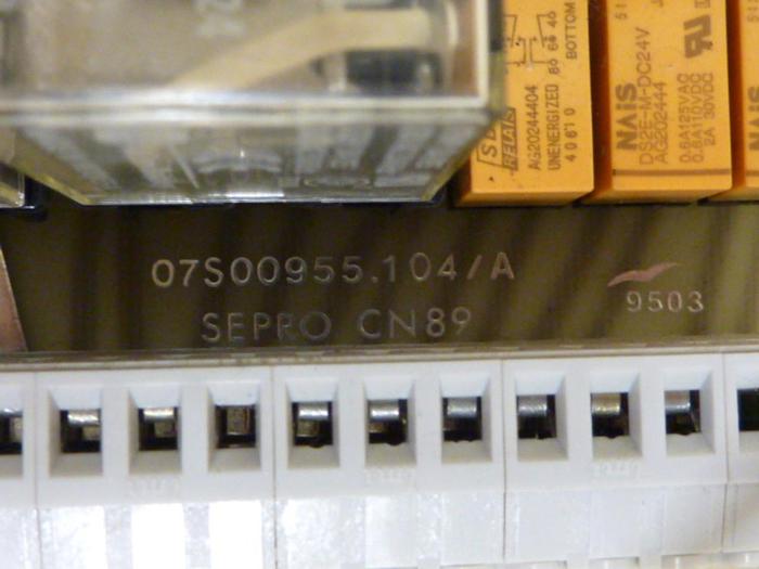 Used SEPRO ROBOTIQUE Circuit Board 07S00955.104/A #54544