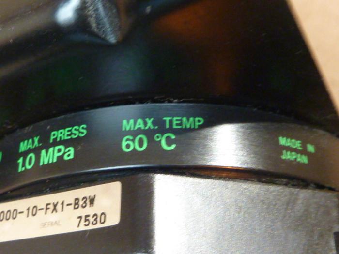 Used CKD CORP Filter Regulator W4000-10-FX1-B3W #40827