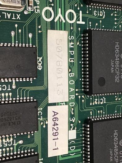Used TOYO Circuit Board SMPU BOARD-3-D #117626