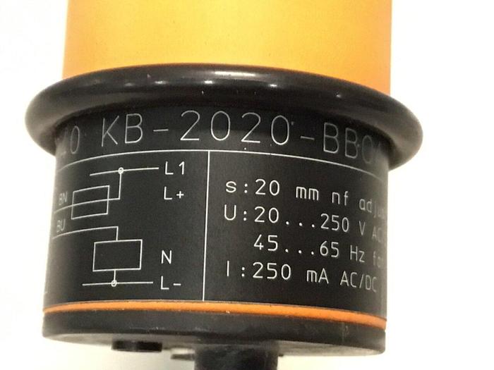 Used IFM Proximity Switch KB0040 KB-2020-BBOA #126831