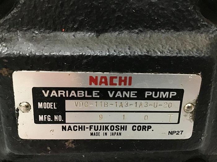 Used NACHI Variable Vane Pump VDC-11B-1A3-1A3-U-20 Used
