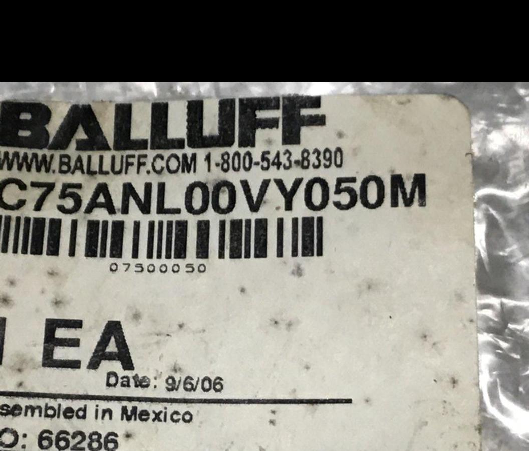 BALLUFF Cable C75ANL00VY050M NEW