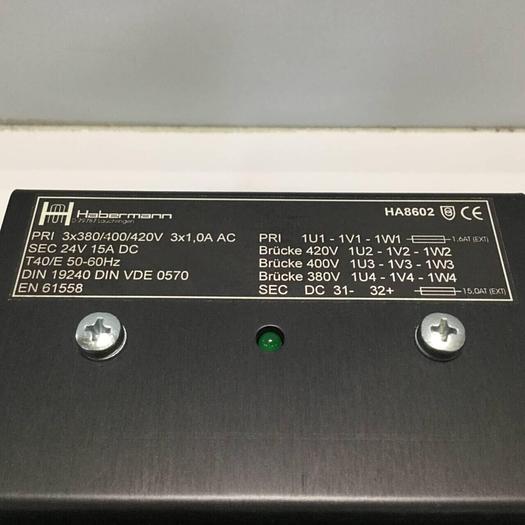 Used HABERMANN Transformer HA8602-T #96788