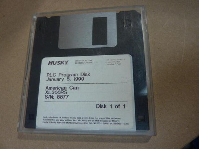 Used HUSKY PLC Program Disk XL300RS #33192