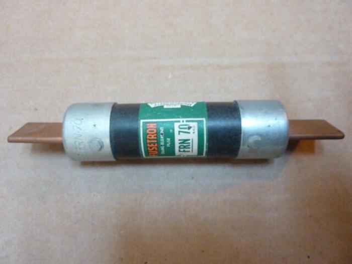 Used FUSETRON / BUSSMANN 70 Amp Fuse FRN-70 #27458