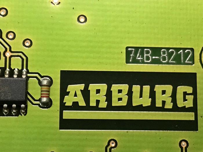 Used ARBURG Circuit Board 74B-8212 Used