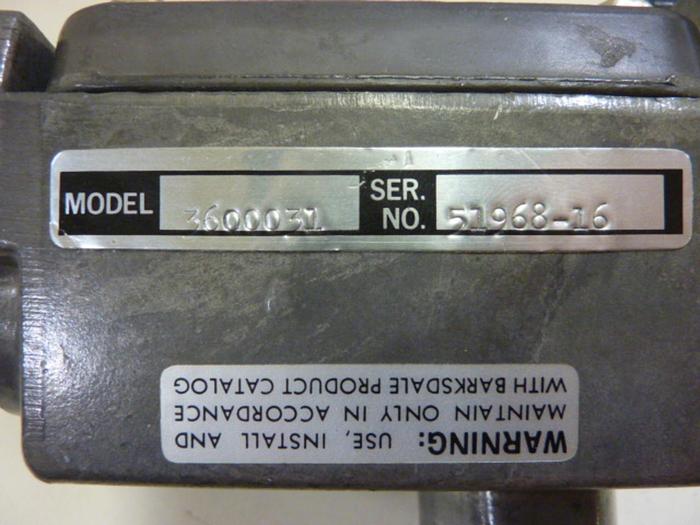 Used BARKSDALE Diaphragm Switch CD1H-A3SS #59219