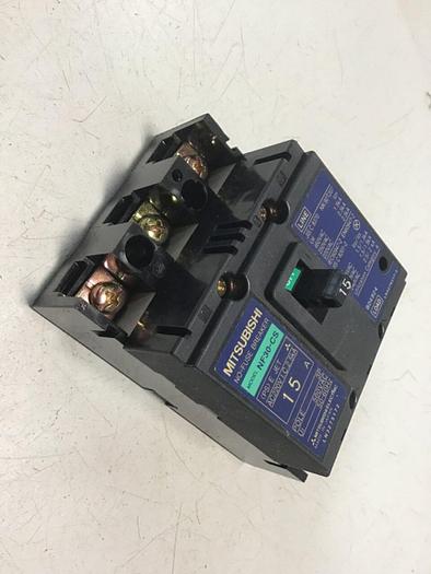 MITSUBISHI 15 Amp Circuit Breaker NF30-CS-15 #124880