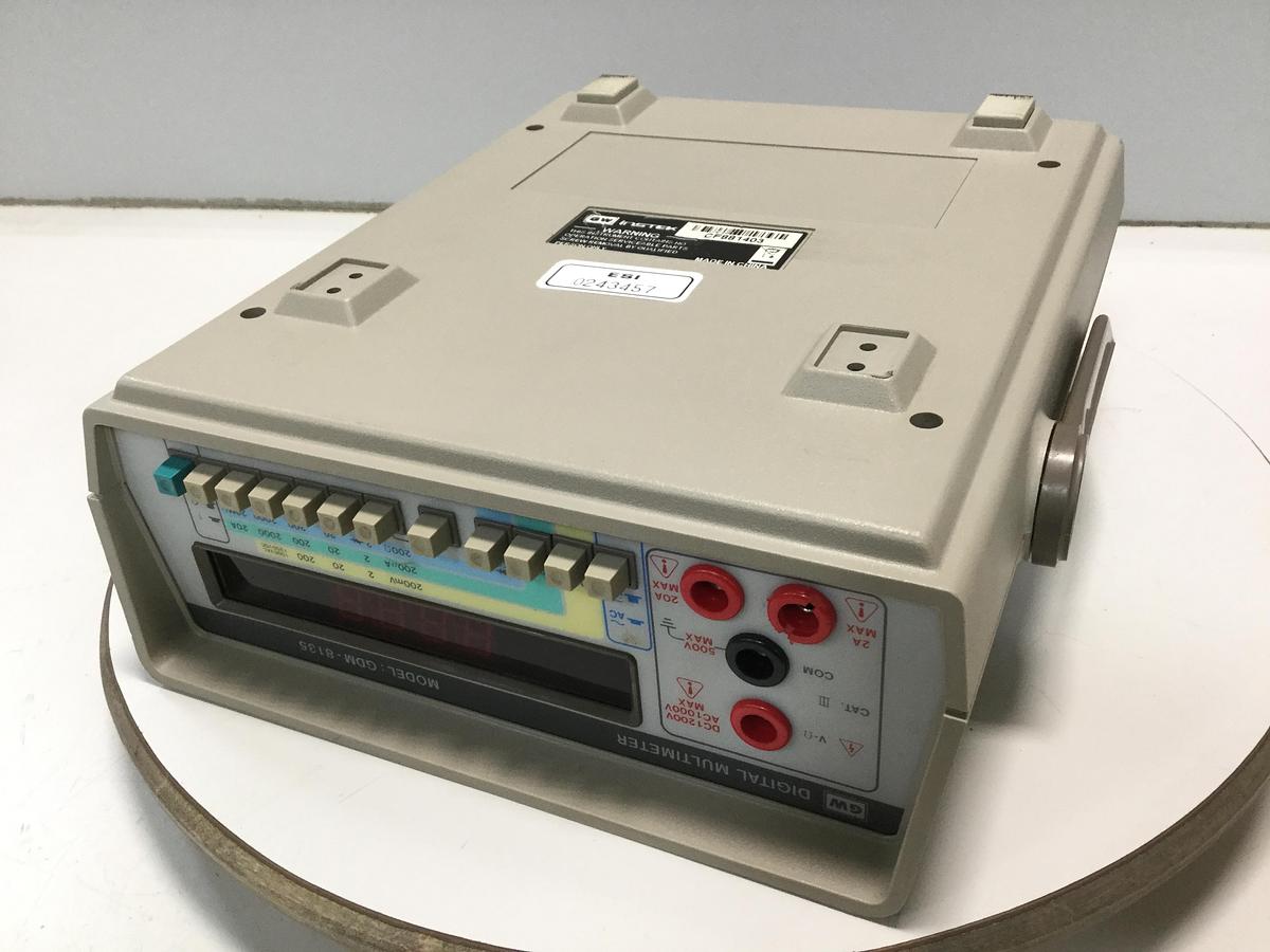Used GW INSTEK Digital Multimeter GDM-8135 #107275