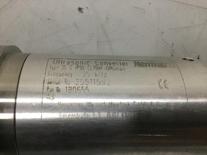 Used HERRMANN Ultrasonic Converter 35-S-IP50-CL70HF Used