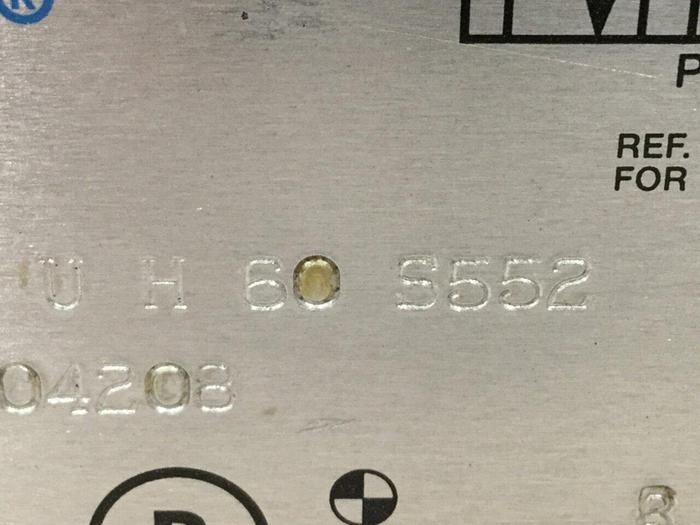 Used VICKERS Valve DG454012BUH60S552B97S #110412