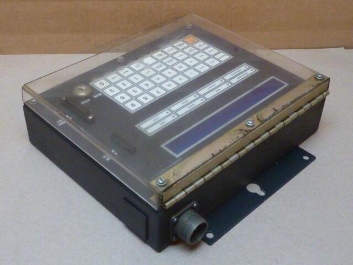 Used PERTRON Operator Panel 1201229 A #32104