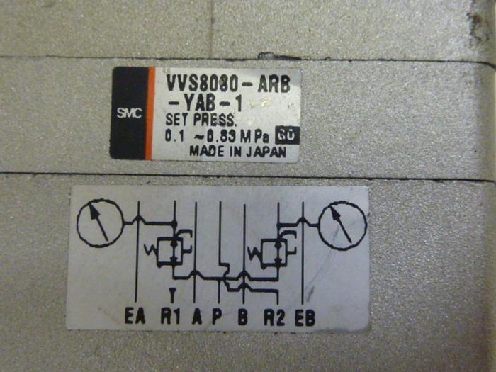 Used SMC Solenoid Valve VVS8080-ARB-YAB-1 #66733