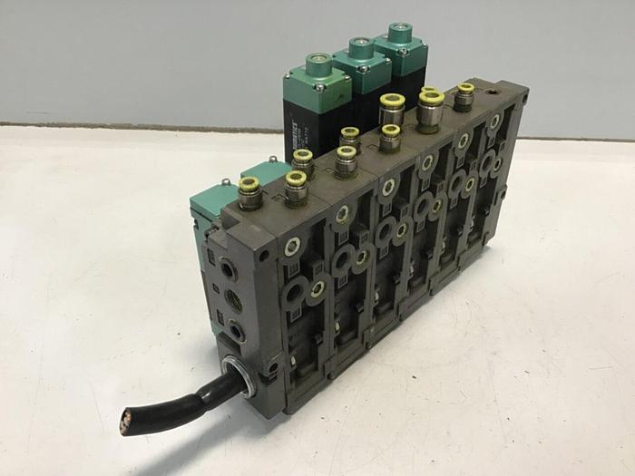 Used NUMATICS Control Block w/ Valves 081SS400M000061 #130803