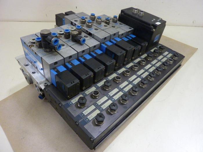 Used FESTO Control Block / Valve Terminal IFB8-02 #52852