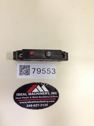 Used ALLEN BRADLEY 0.50 Amp Circuit Breaker 1492-GH005 SER B #79553