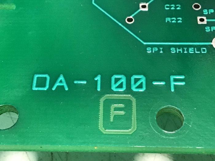 Used GAMMAFLUX Circuit Board DA-100-F #120674
